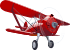 Small red plane