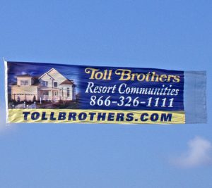 Toll Brothers aerial ad