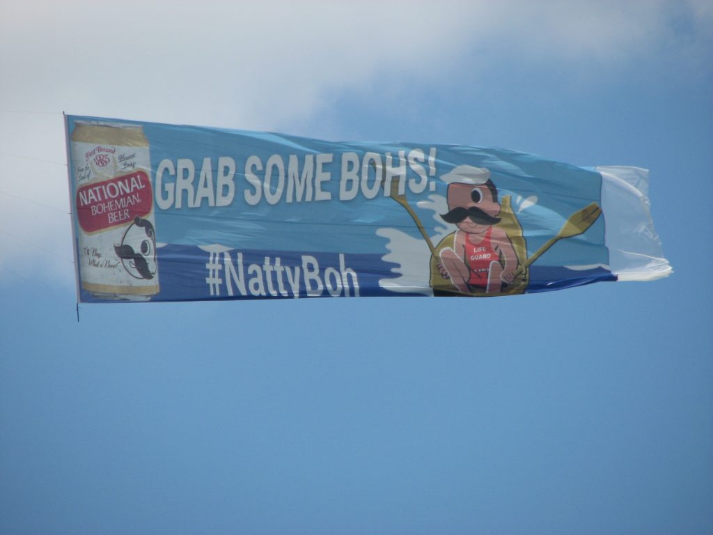 natty boh | Ocean City MD Banner Airplane Advertising ...